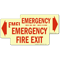 Emergency Fire Exit Sign