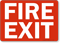 Fire Exit Sign