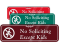 No Soliciting Except Kids with Graphic ShowCase™ Sign
