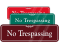 No Trespassing ShowCase™ Wall Sign