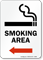 Smoking Area Sign